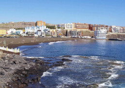 Una incidencia afecta temporalmente a una ducha de la zona sur de la playa de Melenara
