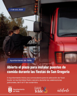 Telde abre la convocatoria para instalar 12 'food trucks' en las Ramblas Pedro Lezcano durante las fiestas de San Gregorio 2026