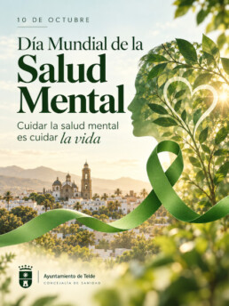 Telde ilumina de verde El Cubillo por el D&iacute;a Mundial de la Salud Mental y anuncia una conferencia para el 21 de octubre&nbsp;