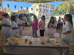 El Mercado Municipal de Telde conmemora el Día Mundial contra el Cáncer de Mama el lunes con talleres de prevención y lazos solidarios