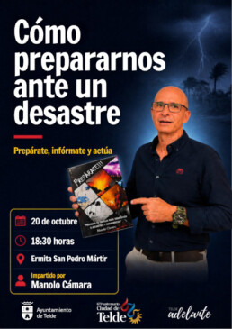 Telde organiza una charla gratuita sobre cómo prepararse y actuar ante situaciones de desastre y emergencia