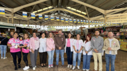 El Mercado Municipal de Telde se tiñe de rosa para ganar la batalla al cáncer de mama