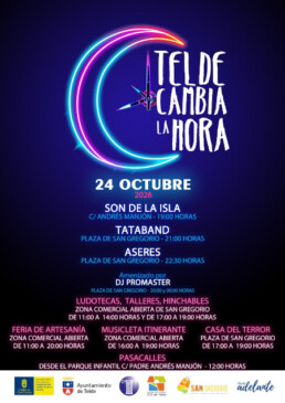 ‘Telde cambia la hora’ llena San Gregorio de actividades familiares, ferias y música hasta la noche este sábado