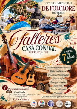 Telde abre este 30 de octubre las inscripciones para los talleres gratuitos de folclore y artesanía tradicional en la Casa Condal