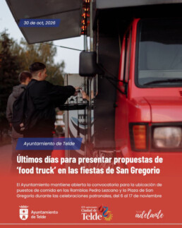 Telde recuerda que continúa abierto el plazo para solicitar autorizaciones de food trucks en las fiestas de San Gregorio